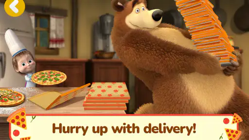 Masha en de Beer: Pizza screenshot 10