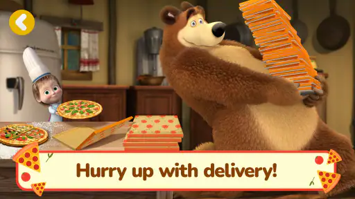 Masha en de Beer: Pizza screenshot 4