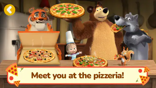 Masha en de Beer: Pizza screenshot 6