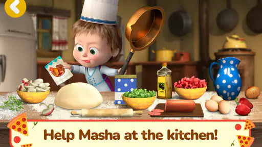 Masha en de Beer: Pizza screenshot 7