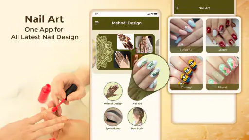 mehndi-ontwerp: nagelkunst screenshot 7