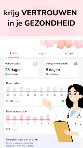 Menstruatie Kalender: Ovulatie screenshot 12