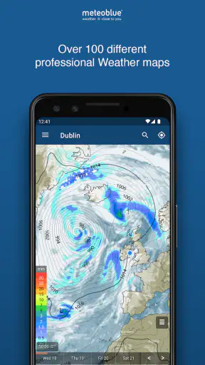 Weer & Regenradar meteoblue screenshot 5