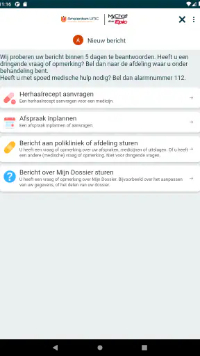 Mijn Dossier Amsterdam UMC screenshot 12