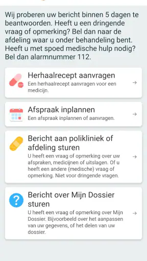Mijn Dossier Amsterdam UMC screenshot 3
