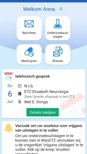 MijnETZ screenshot 2