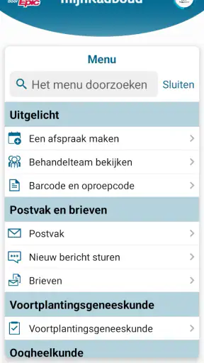 mijnRadboud screenshot 3