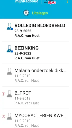 mijnRadboud screenshot 6