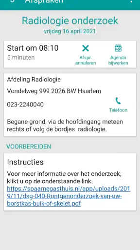 MijnSpaarneGasthuis screenshot 4