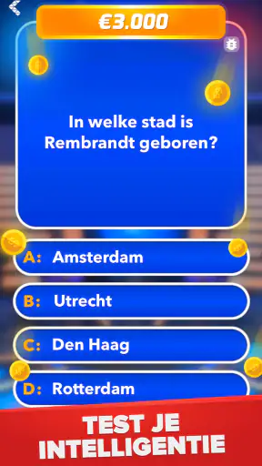 Miljonair - Quiz & Trivia spel screenshot 2