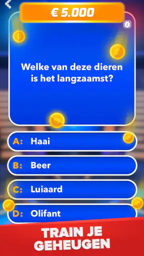 Miljonair - Quiz & Trivia spel screenshot 4
