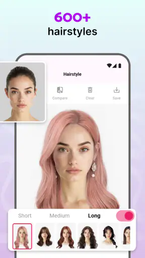 Modiface Haircut:Hair Makeover screenshot 2