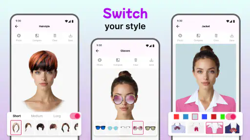 Modiface Haircut:Hair Makeover screenshot 8