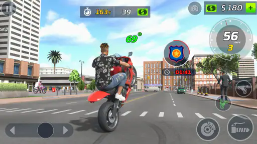 motor stunt wheelie spel screenshot 8