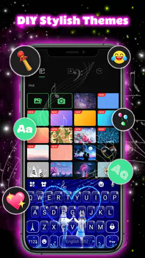 Neon Love Thema screenshot 6
