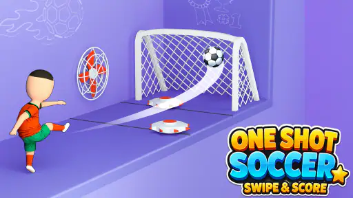 One Shot Soccer: Swipe & Score screenshot 11