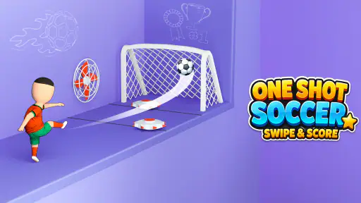 One Shot Soccer: Swipe & Score screenshot 6