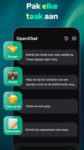 Open Chat - AI bot-applicatie screenshot 8