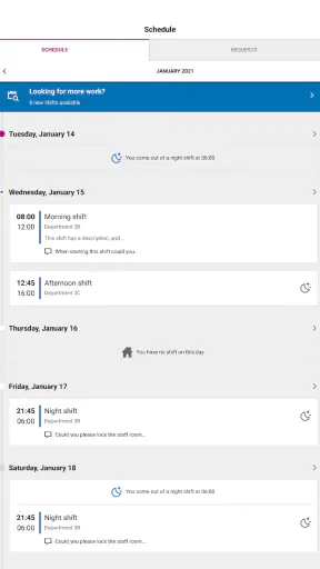 ORTEC Employee Self Service 7 screenshot 11