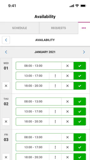 ORTEC Employee Self Service 7 screenshot 5