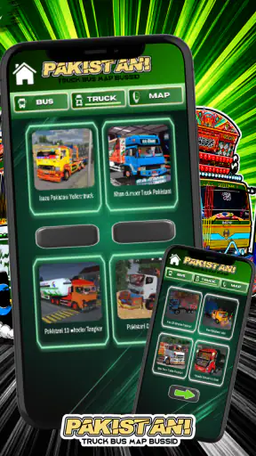 Pakistani Truck Bus Map Bussid screenshot 3