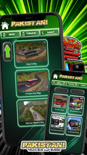 Pakistani Truck Bus Map Bussid screenshot 4