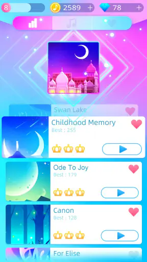 Piano Music Go-Piano Spelletje screenshot 5