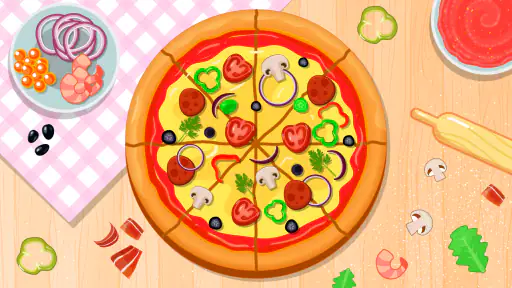 Pizza maker Kids Cooking games screenshot 1