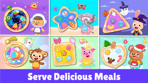 Pizza maker Kids Cooking games screenshot 3