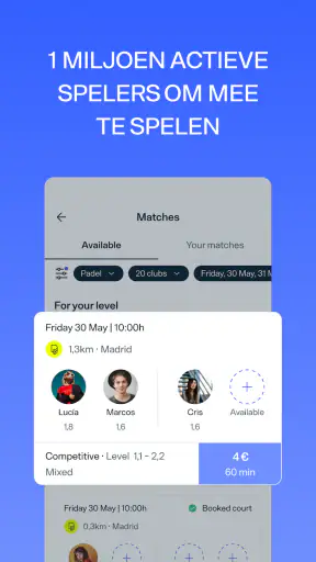 Playtomic - Speel padel screenshot 12