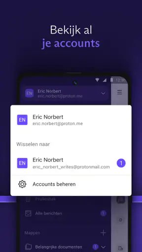 Proton Mail: Versleutelde mail screenshot 3
