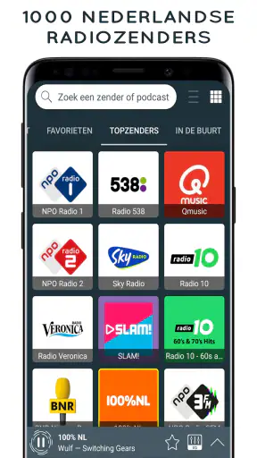 Radio Luisteren Nederland App screenshot 1