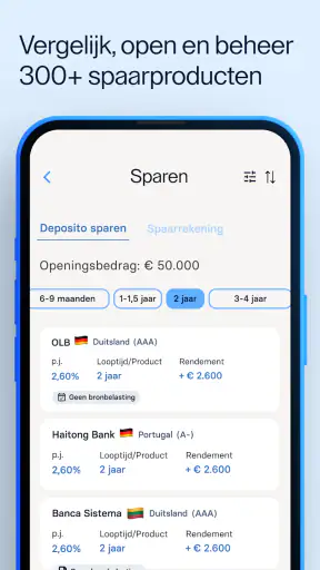 Raisin: Hoge rentes & Beleggen screenshot 3