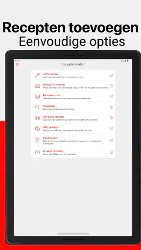Receptenmaker – jouw kookboek screenshot 12