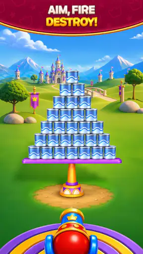 Royal Smash! - Physics Puzzle screenshot 1