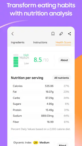 Samsung Food: Meal Planner screenshot 7