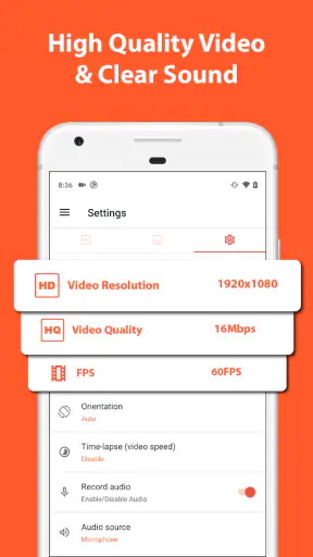 Scherm Opnemen - AZ Recorder screenshot 3
