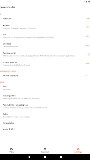 Scherm Opnemen - XRecorder screenshot 8