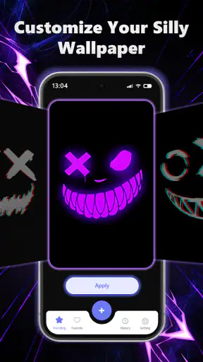 Silly Fun Smile Live Wallpaper screenshot 4