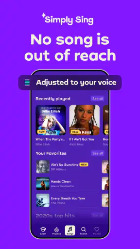 Simply Sing: My Singing App screenshot 1