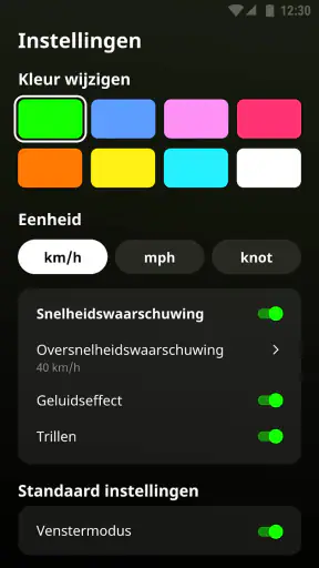 Snelheidsmeter & Speed Tracker screenshot 4