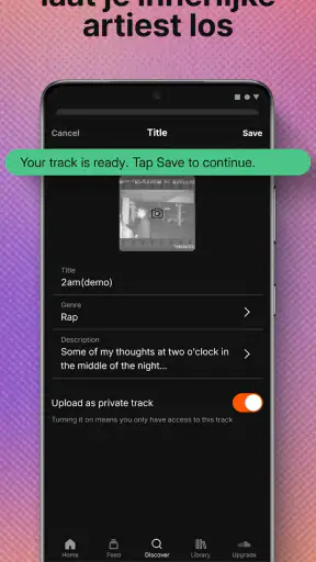 SoundCloud - Muziek en Liedjes screenshot 6