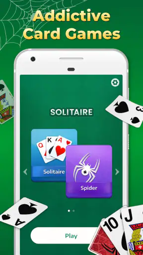 Spider Solitaire-spellen screenshot 3