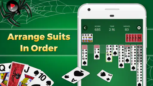 Spider Solitaire-spellen screenshot 7