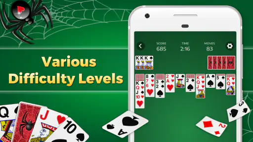 Spider Solitaire-spellen screenshot 8