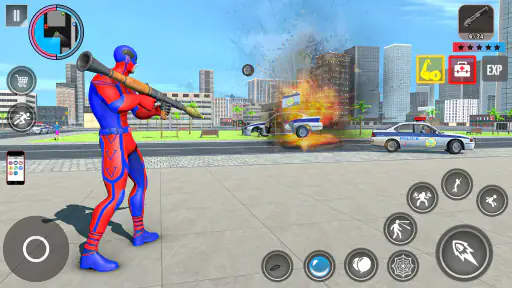 Rope Action City Fighting Game screenshot 12