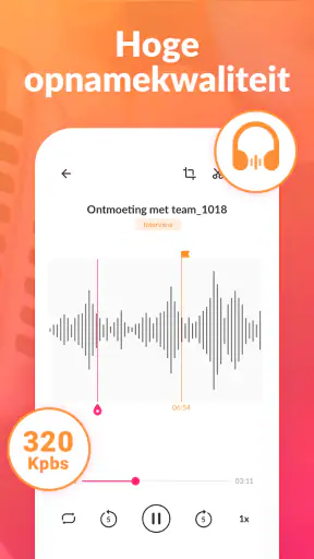 Spraakrecorder en spraakmemo's screenshot 3