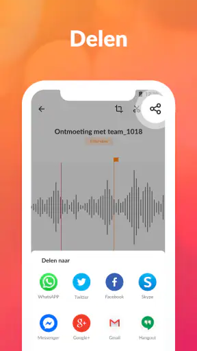 Spraakrecorder en spraakmemo's screenshot 7