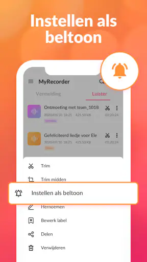 Spraakrecorder en spraakmemo's screenshot 8