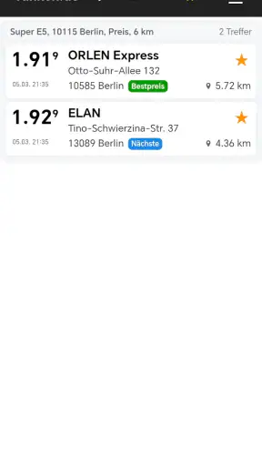 tanken.de screenshot 3